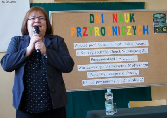 II LO w Kutnie odwiedził prof. dr hab. n. med. Rafał Krenke