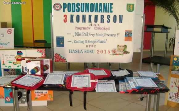Laureaci konkursów plastycznych w Sanepidzie
