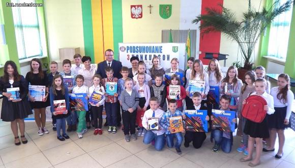 Laureaci konkursów plastycznych w Sanepidzie