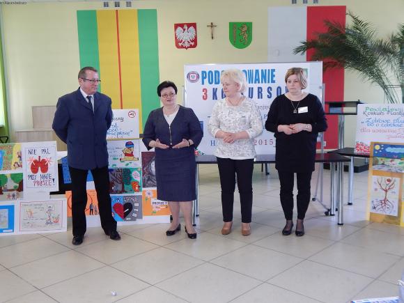 Laureaci konkursów plastycznych w Sanepidzie