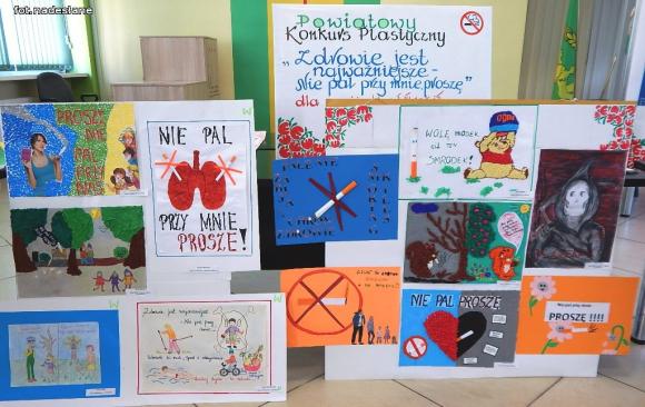 Laureaci konkursów plastycznych w Sanepidzie
