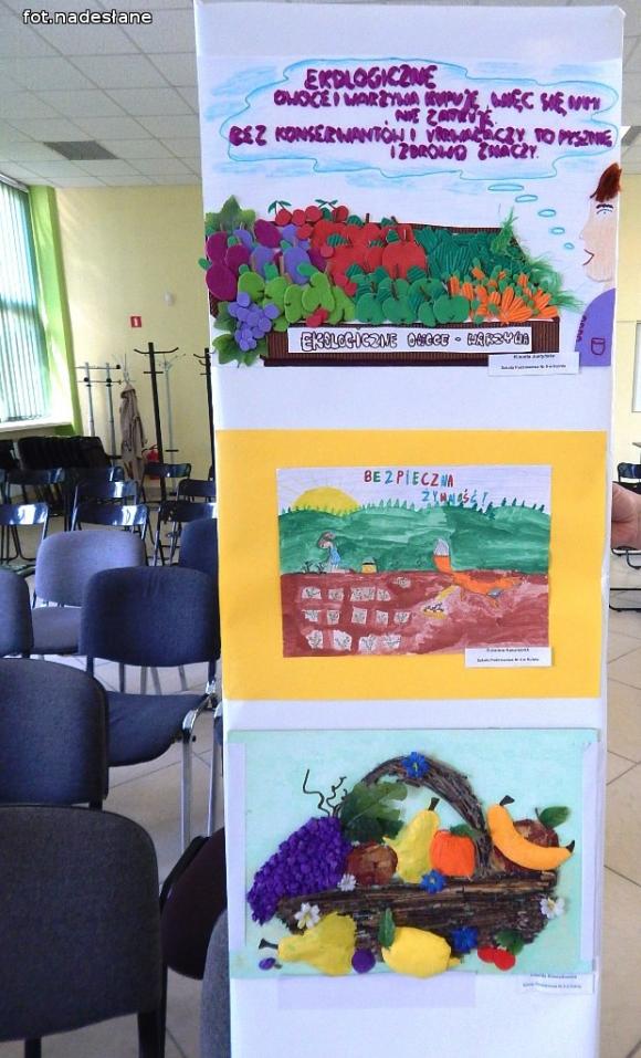 Laureaci konkursów plastycznych w Sanepidzie