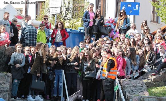 Kutnowskie fanki kochają Dawida Kwiatkowskiego