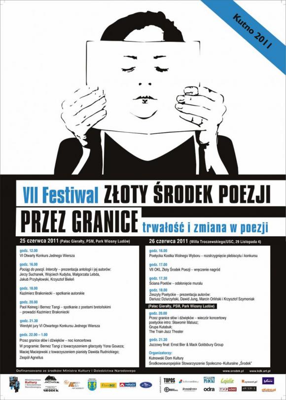 Zapowiedzi: W czerwcu XI Festiwal Złoty Środek Poezji - Poezja wobec teraźniejszości