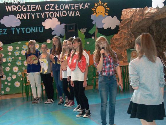 Akcja Palenie papierosów  wrogiem  człowieka