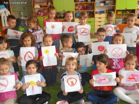 Dzieci brały udział w akcji Czyste powietrze wokół nas