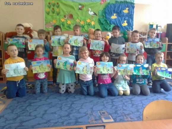 Dzieci brały udział w akcji Czyste powietrze wokół nas