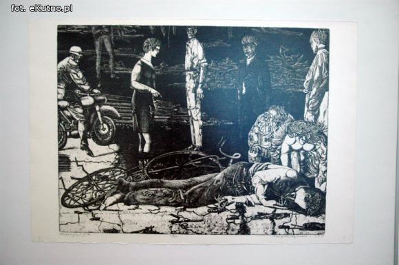 Rowerowe metafory w grafikach Wejmana