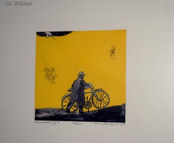 Rowerowe metafory w grafikach Wejmana