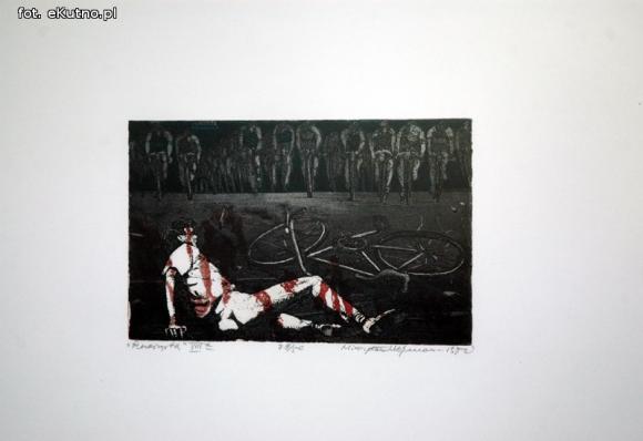 Rowerowe metafory w grafikach Wejmana