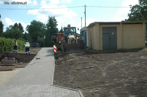 Parkingi na Tarnowskiego w budowie do końca lipca