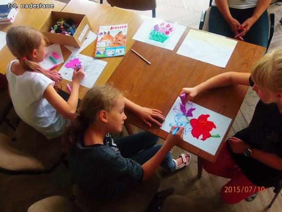 Półmetek zajęć wakacyjnych w Żychlińskim Domu Kultury