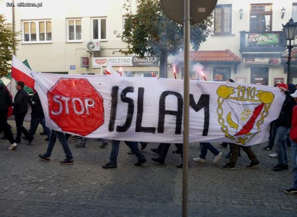 Opamiętaj się rodaku, Polska tylko dla Polaków. Marsz przeciw imigrantom