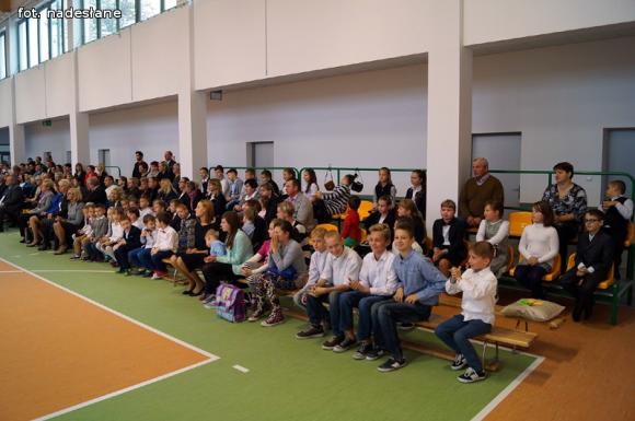 Uroczyste otwarcie sali gimnastycznej w Oporowie