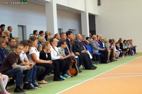 Uroczyste otwarcie sali gimnastycznej w Oporowie