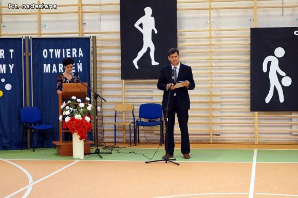 Uroczyste otwarcie sali gimnastycznej w Oporowie