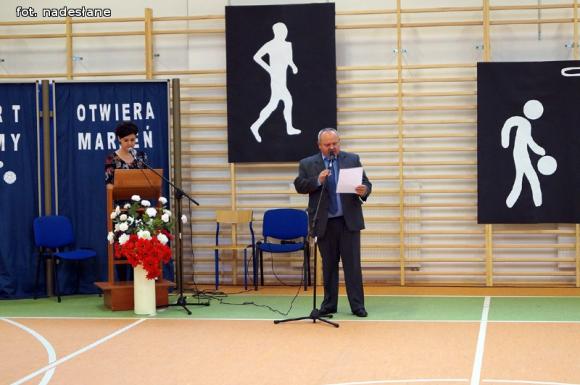 Uroczyste otwarcie sali gimnastycznej w Oporowie