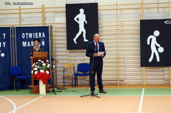 Uroczyste otwarcie sali gimnastycznej w Oporowie