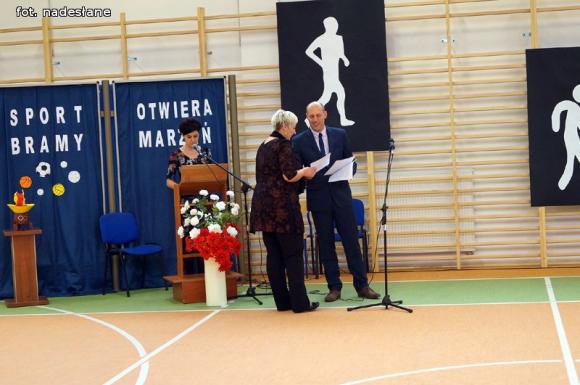 Uroczyste otwarcie sali gimnastycznej w Oporowie