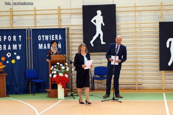 Uroczyste otwarcie sali gimnastycznej w Oporowie