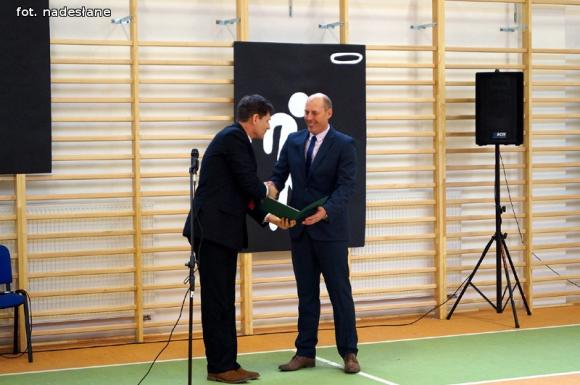 Uroczyste otwarcie sali gimnastycznej w Oporowie