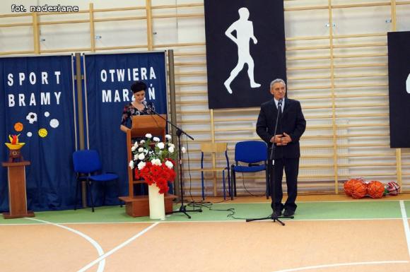 Uroczyste otwarcie sali gimnastycznej w Oporowie