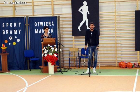 Uroczyste otwarcie sali gimnastycznej w Oporowie