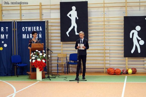 Uroczyste otwarcie sali gimnastycznej w Oporowie