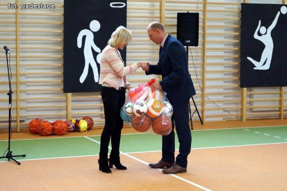 Uroczyste otwarcie sali gimnastycznej w Oporowie