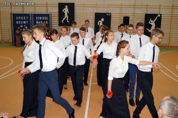 Uroczyste otwarcie sali gimnastycznej w Oporowie