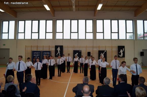 Uroczyste otwarcie sali gimnastycznej w Oporowie