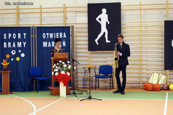 Uroczyste otwarcie sali gimnastycznej w Oporowie