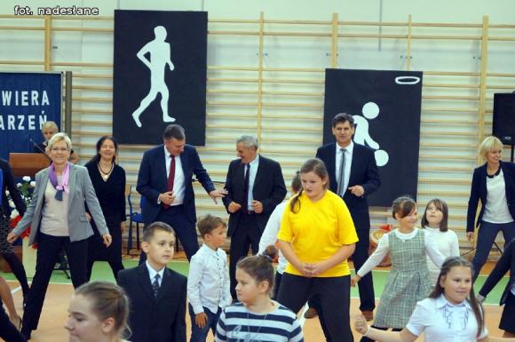 Uroczyste otwarcie sali gimnastycznej w Oporowie