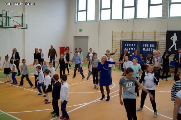 Uroczyste otwarcie sali gimnastycznej w Oporowie