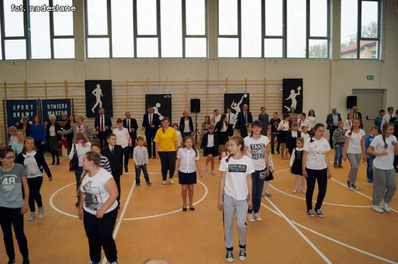 Uroczyste otwarcie sali gimnastycznej w Oporowie