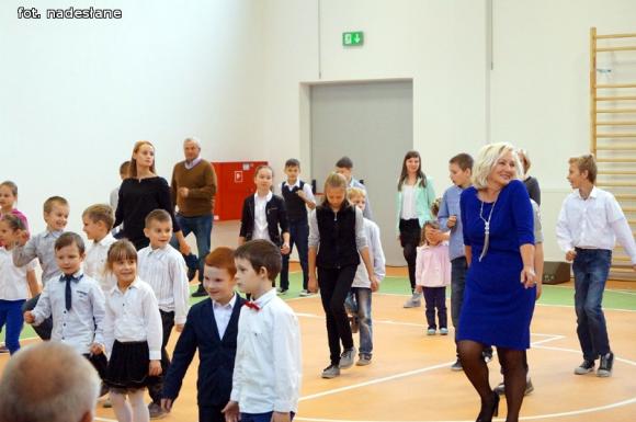 Uroczyste otwarcie sali gimnastycznej w Oporowie