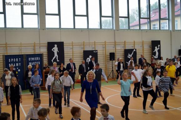 Uroczyste otwarcie sali gimnastycznej w Oporowie