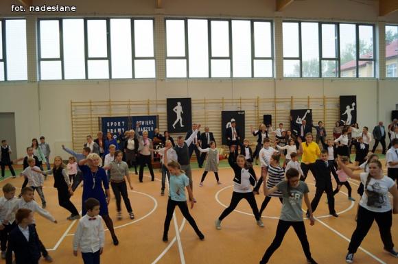 Uroczyste otwarcie sali gimnastycznej w Oporowie