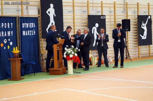 Uroczyste otwarcie sali gimnastycznej w Oporowie