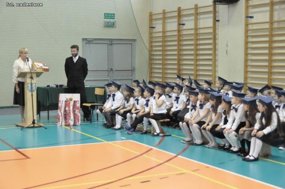 Ślubowanie pierwszoklasistów w 