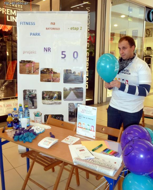 Pomysłodawcy promują projekty do Kutnowskiego Budżetu Obywatelskiego