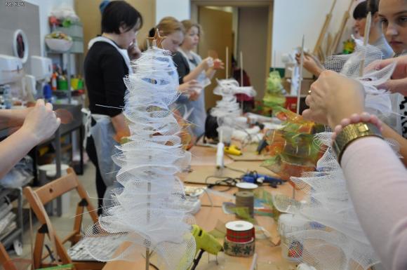 Rodzinne warsztaty świąteczne w domu kultury