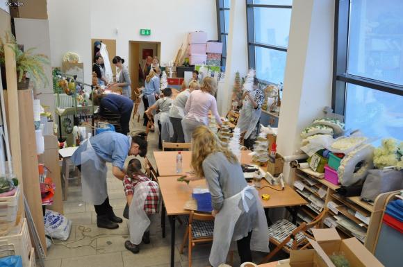 Rodzinne warsztaty świąteczne w domu kultury