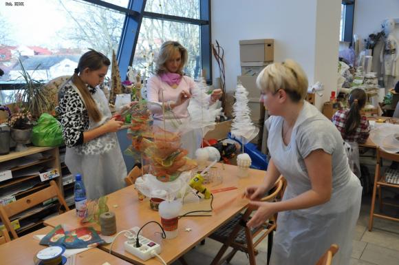 Rodzinne warsztaty świąteczne w domu kultury