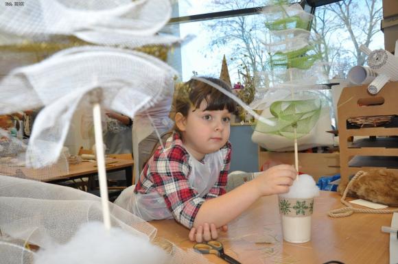 Rodzinne warsztaty świąteczne w domu kultury