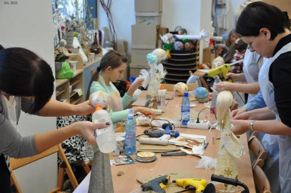 Rodzinne warsztaty świąteczne w domu kultury