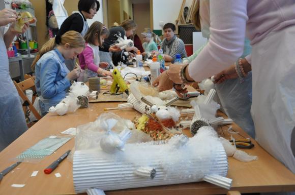 Rodzinne warsztaty świąteczne w domu kultury