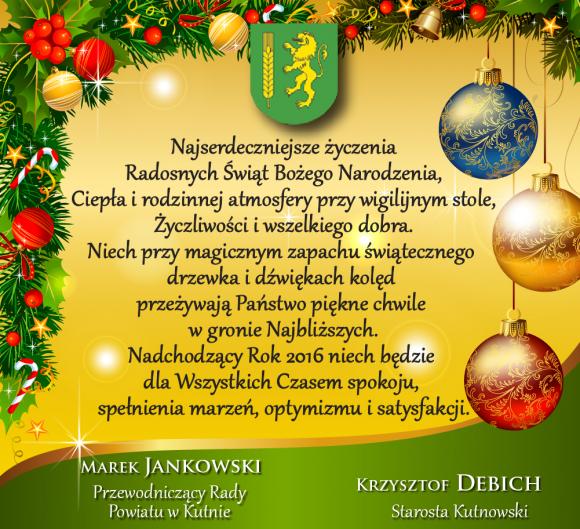 Życzenia świąteczne