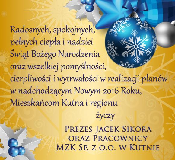 Życzenia świąteczne