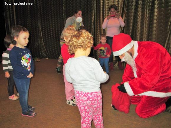 Święty Mikołaj w Klubie Krasnala
